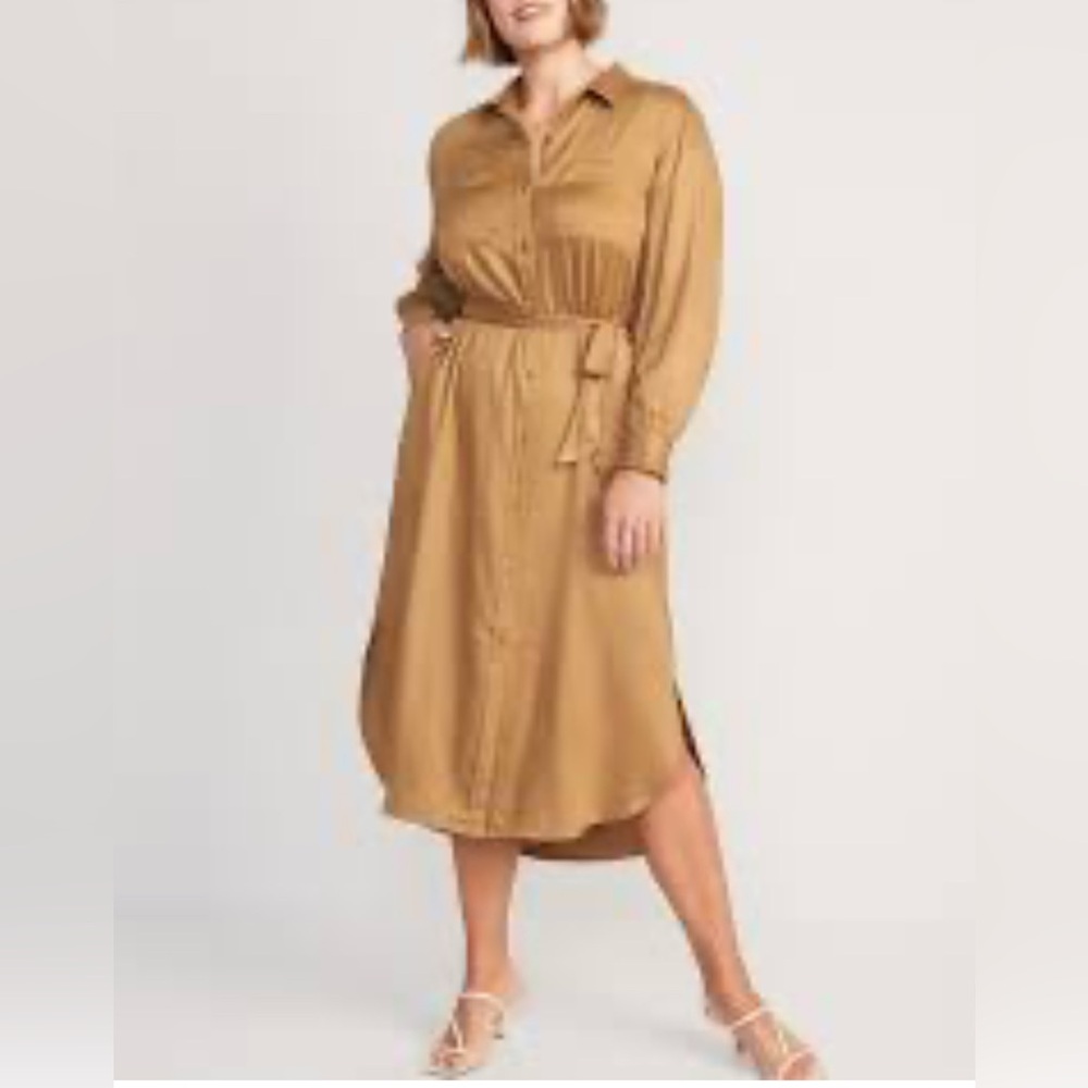 Old Navy button down shirt dress